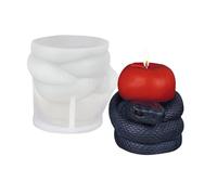 Snake Shaped Candle Molds,3D Snake Candle Making Mold | Non-stick Materials for Clay and Figures Crafts