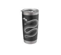 Snake Skeleton Reptile Python Cobra Herpetologist Stainless Steel Insulated Tumbler