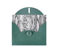 snake skin black and white Print Blank Cards and Envelopes 5" x 6" for Wedding Birthday Invitations and All Occasions