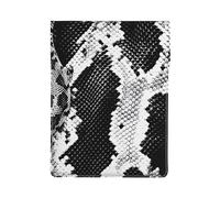 snake skin black and white Printed Laptop Sleeve Bag 13-Inch - Leather Laptop Sleeve Case Shockproof Protective Computer Cover Bag
