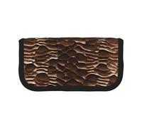 Snake Skin Large Capacity Canvas Pencil Case, Sturdy and Durable, Easy to Store in an Orderly Manner