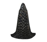 Snake Skin Print Hooded Cloak Unisex Variety Wizard Robe Halloween Cosplay And Carnival Gothic