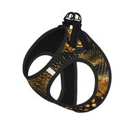 Snake Skin Print Pet Vest Harnesses Leash Set Reflective Puppy Vest Dogs Walking Training Dog Harness