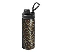 Snake Skin Printing Print Sports Insulated Kettle 18oz Stainless Steel Kettle, for Travel, Sports, Fitness