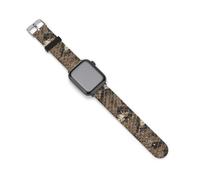 Snake Skin Python Funny Silicone Watch Band | Soft Replacement Wrist Bands Compatible with iWatch 38mm 40mm 42mm 44mm