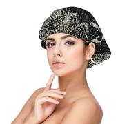 Snake Skin Texture,Adult's Satin Sleeping Cap - Women's Elastic Sleep Bonnet, Adjustable Overnight Hair Cover