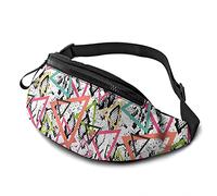 Snake Skin Texture Fanny Pack Waist Bags for Women & Men, Casual Belt Bag Crossbody Bum Bag with Adjustable Strap for Outdoors Running Hiking