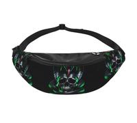 Snake Skull Deadly Fanny Pack- Waist Bag for Travel Running Hands Free