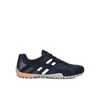 Snake Slip Ons Navy Blue
