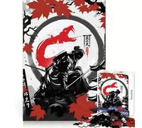Snake Spirit Samurai 1000 Piece Jigsaw Puzzle for Teenagers Enhance Recall Family Bond Exact Edge Thoughtful Gift (38x52cm)