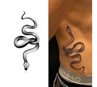 Snake Spirit Wrap Semi-Permanent Sticker, Realistic Fake Tattoo, Lasts 7-15 Days, Waterproof, Non-Reflective Temporary Tattoo(1pcs)
