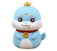 Snake Statue Money Jar, Year Of The Snake 2025 Money Box, Snake Ornament Money Bank For Adults Kids, Chinese Ornaments Room Decor Aesthetic Bedroom, Coin Savings Tin Chinese New Year Decorations