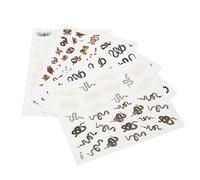 Snake Stickers, 5Pcs Nail Art Stickers Snake Pattern Self Adhesive Nail Stickers For Nail Art Nail Art Stickers Nail Art Decals For Women DIY Manicure Decoration Supplies