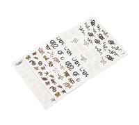 Snake Stickers, Nail Stickers for Nail Art Nail Art Decals 5Pcs Nail Art Stickers Snake Pattern Self Adhesive Nail Art Stickers for Women DIY Manicure Decoration Supplies