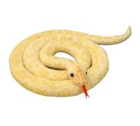 Snake Stuffed Animal 74.8'' Long Python Snake Plush Lifelike Stuffed Toy Soft Plush Snakes for April Fool Day Prank Props Yellow