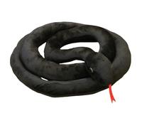 Snake Stuffed Animal, Giant Plush Snake Soft Toy, Anaconda Fake Snake Cuddly Doll, Snake Pillow Doll Toys, Long Python Pillow Ornament Tricky Prank Props for Halloween April Fools Day (Schwarz,110cm)