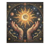 Snake Tarot Mystic Moon Magnetic Dishwasher Cover