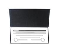 Snake Testing Set - Veterinary Probe Instruments, Rounded Tip Diagnostic Tools | Portable Multifunctional Reptile Different Sized Serpents Breeding Handling Identification Equipment Accessory