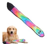 Snake Toy for Dogs - PP Cotton Plush 63x9cm | Various Rainbow Blue Green Interactive Draw Toy | Long Pet Joùet | Fun and Durable Game for Small and Large Rac