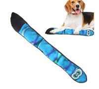 Snake Toy for Dogs, Snake Dog Toy with Squeakers, Plush Puppy Toy with Squeakers on the Tail, Pet Snake Toy, Rainbow Squeaky Toy, Long Dog Game