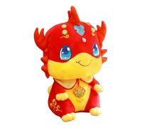 Snake Toy, Plush Toy, Festive Masco Versatile Premium Craftsmanship Red Symbolism Durable Build Portable Design, Snake Stuffed Animal for Desk Decor, Home Decoration