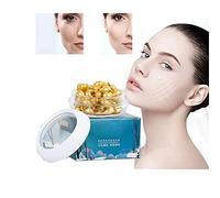 Snake Venom Extract Serum Capsule For Face Eyes, Anti-wrinkle Anti-aging Moisturizing Serum, Fullerene Sheep Placenta Intensive Facial Serum Collagen Cream (1 Box)