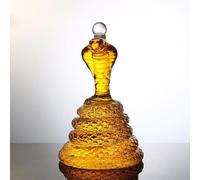 Snake Whiskey Bottle, Whiskey Snake Decanter, Whiskey Glass Funny, Whiskey Glasses for Men, Funny Whiskey Snake Bottle, Whiskey Snake Decanter Gifts for Whiskey Lovers (500ml)