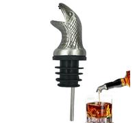 Snake Wine Stopper - Metal Snake Wine Stopper, Bottle Stopper Spout, Leakproof Snake Design Wine Spout, Zinc Alloy Decanter, Stainless Steel Snake Head