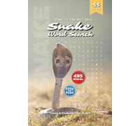Snake Word Search Puzzle Book: Featuring Boas, Anacondas, Rattlesnakes & More | 6x9 Inches, 110 Pages | Over 50 Engaging Word Search Puzzles with ... for Relaxing Weekends and Leisure Moments