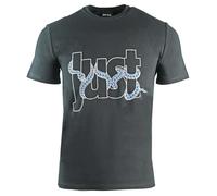 Snake Wrapped Logo Black T-Shirt Just Cavalli Black M