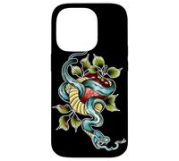 Snake x Apple x Garden of Eden x Adam & Eve Neo-Traditional Case for iPhone 14 Pro