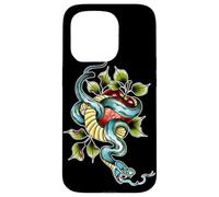 Snake x Apple x Garden of Eden x Adam & Eve Neo-Traditional Case for iPhone 15 Pro