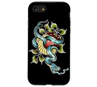 Snake x Apple x Garden of Eden x Adam & Eve Neo-Traditional Case for iPhone SE (2020) / 7/8
