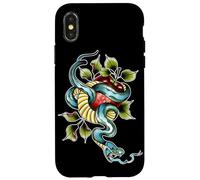 Snake x Apple x Garden of Eden x Adam & Eve Neo-Traditional Case for iPhone X/XS