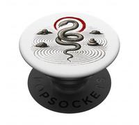 Snake Zen Circle Rock Serpent Symbol Nature Balance PopSockets Adhesive PopGrip