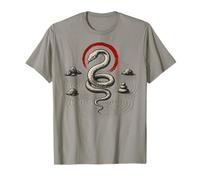 Snake Zen Circle Rock Serpent Symbol Nature Balance T-Shirt