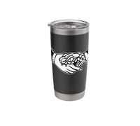 Snakebite Hand x Trust No One Blackwork Minimal Stainless Steel Insulated Tumbler