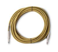 Snakebite Professional Guitar/Instrument Cable with Fabric Braid and Metal Plugs. TS Jack to Jack Lead. Suitable for guitar, bass, keyboards etc (3 metres, Tweed)