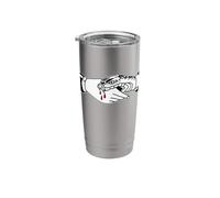 Snakebite Traditional Tattoo Flash Black Stainless Steel Insulated Tumbler