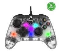 Snakebyte GAMEPAD RGB X - transparent - Officially licensed, wired Xbox Series X|S & PC Controller | precise Hall Effect sensors | audio connection | RGB lighting | 3m cable length