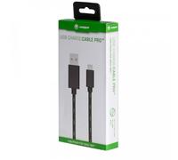 snakebyte USB Mesh Charge Cable Pro Elite Controller - 4m - Black-Green (Xbox One/PS4)