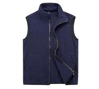 Snakell Mens Gilet Body Warmer Outdoor Fleece Vest Fleece Thick Warm Solid Color Coat Windproof Warm Vests Thermal With Pockets Outerwear Lightweight Leisure Sleeveless Jacket Sleeveless Casual