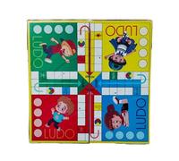 Snakes And Ladders Board Game, Ludo Board Game 2 In 1 Folding Game Set 2-4 Players Famliy Dice Games 12.5 Inch