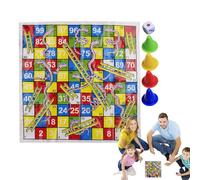 Snakes And Ladders Board Game Set - Mini Classic Chess, Engaging Social Play | Portable Pocket Accessory For Children Party Holiday Travel Educational Activity Lightweight Design