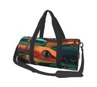 Snakes are coming out Canvas travel bag, large capacity, can be carried on the shoulder
