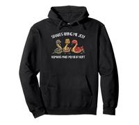 Snakes bring me joy humans make my head hurt Pullover Hoodie