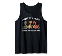 Snakes Bring me Joy Humans Make My Head Hurt Tank Top