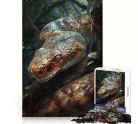 Snakes Charm 1000 Piece Jigsaw Puzzles for Teenagers Jigsaw Enhance Memory Cozy Relax Firm Cut Festive Gift (38x52cm)
