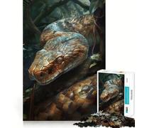 Snakes Charm 1000 Piece Jigsaw Puzzles for Teenagers Jigsaw Enhance Memory Cozy Relax Firm Cut Festive Gift (38x52cm)