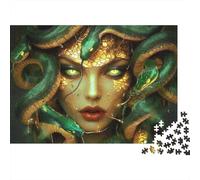 Snakes Forest 1000 Piece Jigsaw Puzzle Paper for Adults Snake Pattern Puzzle Game for Family Decor Gift 52x38cm/1000pcs